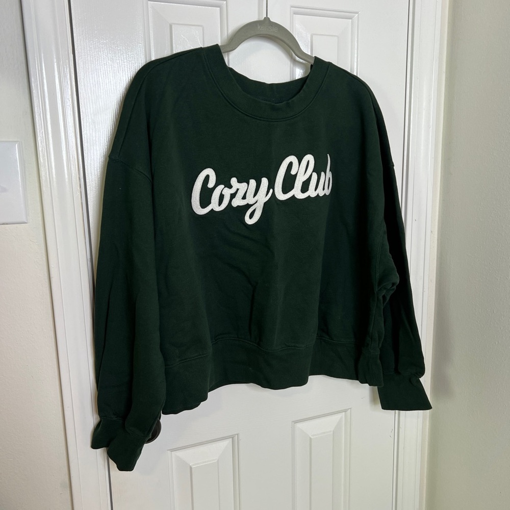 Cropped sweatshirt